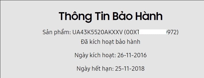 Kiểm Tra Thời Gian Sử Dụng Và Bảo Hành Tivi