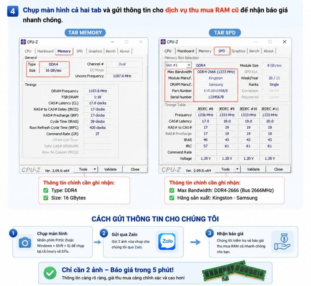 Cách Kiểm Tra Ram Cũ Bằng Cpu-Z 2 Hướng Dẫn Kiểm Tra Ram Cũ Bằng Phần Mềm Cpu-Z