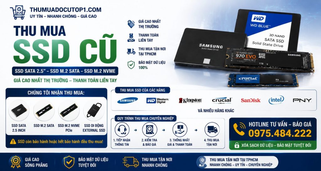 Dịch Vụ Thu Mua Ổ Cứng Cũ, Thu Mua Ssd Cũ Giá Cao Tphcm 2 Chuyên Thu Mua Ssd Cũ Tại Tp.hcm | Thumuadocutop1.Com - 0975 484 222