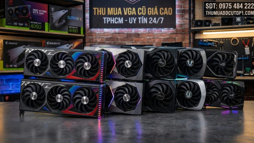 Thu Mua Vga Cũ Giá Cao Tphcm – Hình Ảnh Các Card Đồ Họa Rtx 4090, Rog Strix